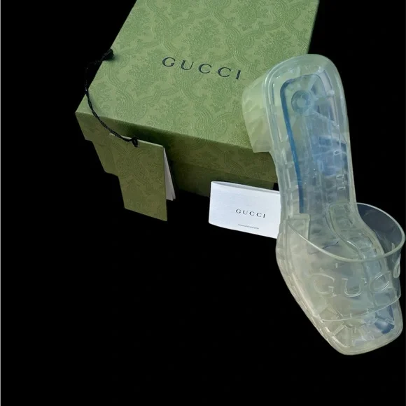 GUCCI slide platform sandal clear size 8
(B 5) - Picture 4 of 10